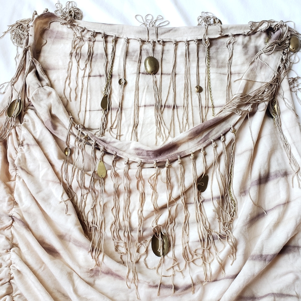 🆕 tolani • fringe snood infinity scarf